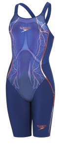 Wettkampf-Schwimmanzug Damen Speedo Fastskin LZR Racer X Closedback Kneeskin Blue Wettkampf-Schwimmanzug Damen Speedo Fastskin LZR Racer X Closedback Kneeskin Blue