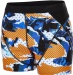 Damen-Badeanzug Speedo Stormza Sport Short Black/Fluo Orange/White