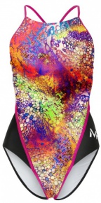 Michael Phelps Kiraly Lady Open Back Multi/Black Michael Phelps Kiraly Lady Open Back Multi/Black