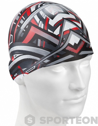 Schwimmütze Mad Wave Stripes II Swim Cap