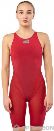 Wettkampf-Schwimmanzug Damen Mad Wave Bodyshell Openback Red