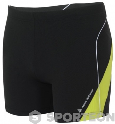 Badehose Herren Aqua Sphere Dario Repreve Black/Bright Green