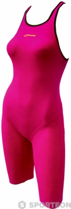 Damen-Badeanzug Finis Fuse Open Back Kneeskin Hot Pink