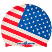 Schwimmütze Mad Wave USA Swim Cap
