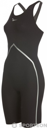 Wettkampf-Schwimmanzug Damen Finis Rival Open Back Kneeskin Black