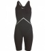 Wettkampf-Schwimmanzug Damen Finis Rival Open Back Kneeskin Black