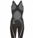 Wettkampf-Schwimmanzug Damen Finis Rival Open Back Kneeskin Black