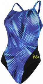 Damen-Badeanzug Michael Phelps Mesa Mid Back Royal Blue