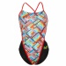 Damen-Badeanzug Michael Phelps Subway Open Back Multicolor/Black