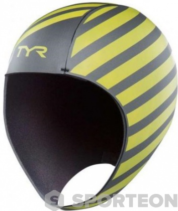 Neoprenmütze Tyr Hi-Vis Neoprene Cap Yellow/Black