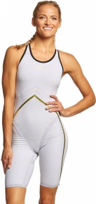 Finis Rival Open Back Kneeskin White Finis Rival Open Back Kneeskin White