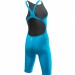 Wettkampf-Schwimmanzug Damen Tyr Thresher Open Back Blue/Grey