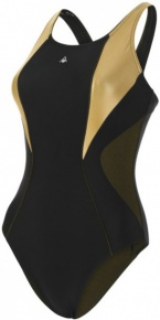 Damen-Badeanzug Aqua Sphere Chelsea Vita Black/Gold Damen-Badeanzug Aqua Sphere Chelsea Vita Black/Gold