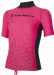 Damen T-Shirt Aqua Sphere Bix Rash Guard Pink/Bright Pink