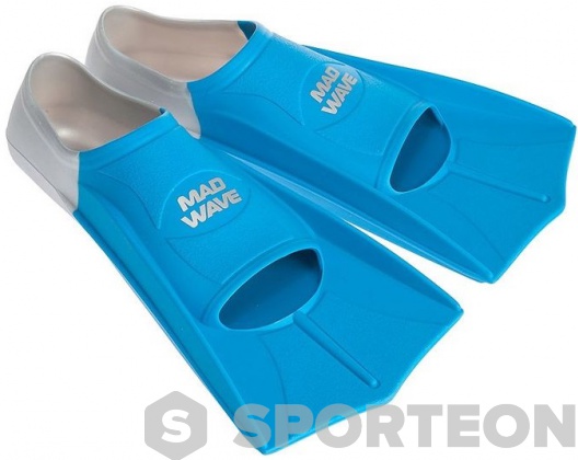 Schwimmflossen Mad Wave Short Training Fins Blue