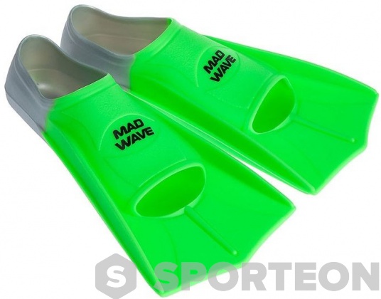 Schwimmflossen Mad Wave Short Training Fins Green