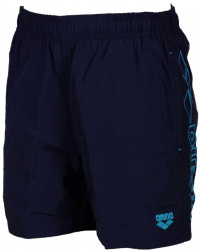 Badeshorts Jungen Arena Fundamentals Embroidery Boxer Junior Navy/Turquoise