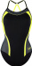 Damen-Badeanzug Michael Phelps Kuta Black/Bright Yellow