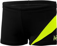 Badehose Jungen Michael Phelps Lony Boxer Boys Black/Bright Yellow