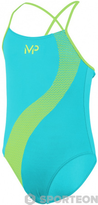 Badeanzug Mädchen Michael Phelps Lumy Girls Turquoise/Bright Yellow