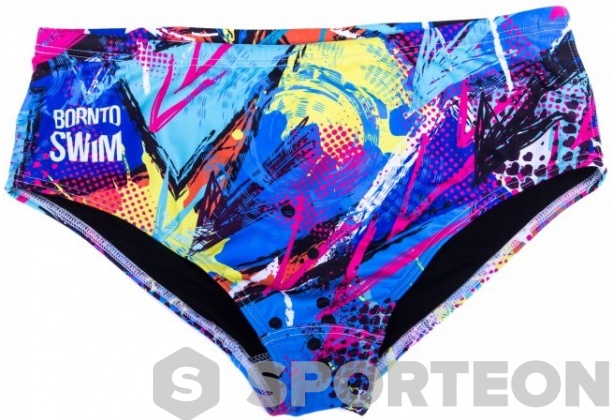 Badehose Herren BornToSwim Brief Mix