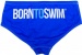 Badehose Herren BornToSwim Sharks Brief Blue