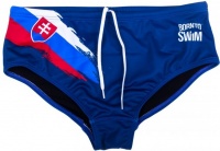 Badehose Herren BornToSwim SVK Brief Blue Badehose Herren BornToSwim SVK Brief Blue