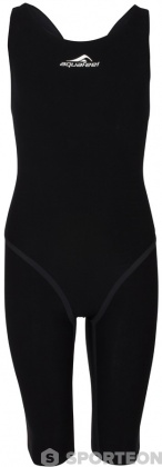 Wettkampf-Schwimmanzug Damen Aquafeel Neck To Knee Oxygen Racing Black