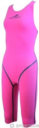 Wettkampf-Schwimmanzug Damen Aquafeel Neck To Knee Oxygen Racing Pink