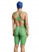 Wettkampf-Schwimmanzug Damen Aquafeel Neck To Knee Oxygen Racing Green