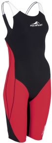 Wettkampf-Badeanzug Mädchen Aquafeel N2K Openback I-NOV Racing Girls Black/Red