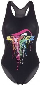 Badeanzug Mädchen Aquafeel Watercolors Aquafeelback Girls Black/Multi Badeanzug Mädchen Aquafeel Watercolors Aquafeelback Girls Black/Multi