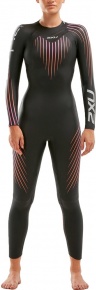 Neoprenanzug Damen 2XU P:1 Propel Wetsuit Women Black/Sunset Ombre