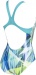 Damen-Badeanzug Arena Shading Prism Swim Pro Back One Piece LB Mint/Multi