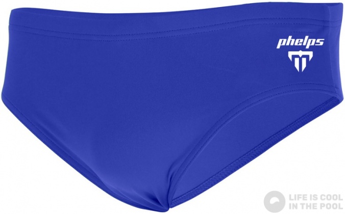 Badehose Herren Michael Phelps Solid Slip Royal Blue