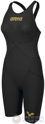 Arena Powerskin Carbon Glide Open Back Black/Gold