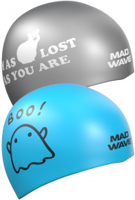 Schwimmütze Mad Wave Boo! Reversible Swim Cap