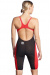 Wettkampf-Schwimmanzug Damen Mad Wave Revolution Openback Red