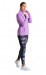 Damensweatshirt Arena W F/Z Jacket Rib Insert Lilac