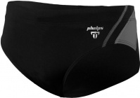 Badehose Herren Michael Phelps Manu Brief Black/Grey Badehose Herren Michael Phelps Manu Brief Black/Grey