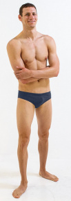 Badehose Herren Finis Brief Solid Navy