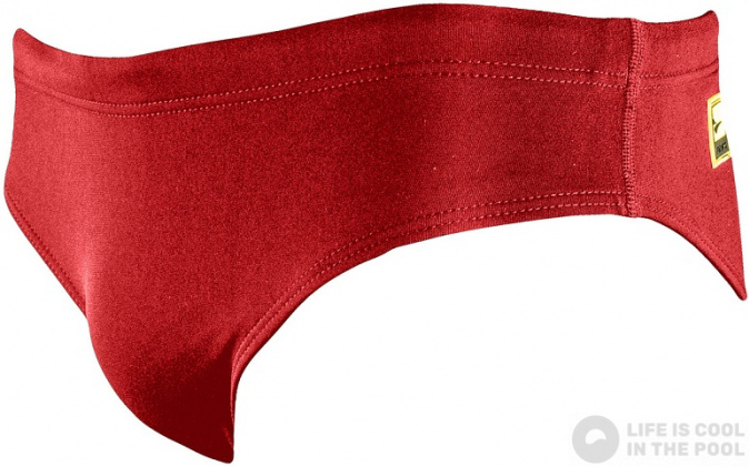 Badehose Jungen Finis Youth Brief Solid Red