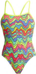 Damen-Badeanzug Funkita Body Contour Eco Single Strap One Piece