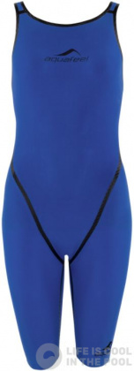 Wettkampf-Schwimmanzug Damen Aquafeel Speedblue Neck To Knee