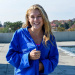 Bademantel Kinder BornToSwim Bathrobe Kids Blue