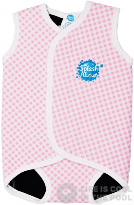 Neoprenanzug Kinder Splash About Baby Wrap Pink Cube