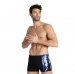 Badehose Herren Arena Infinite Stripe Short Black/Neon Blue/Multi