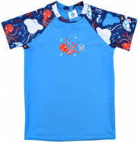 Kinder UV-Badeshirt Splash About Short Sleeve Rash Top Under the Sea