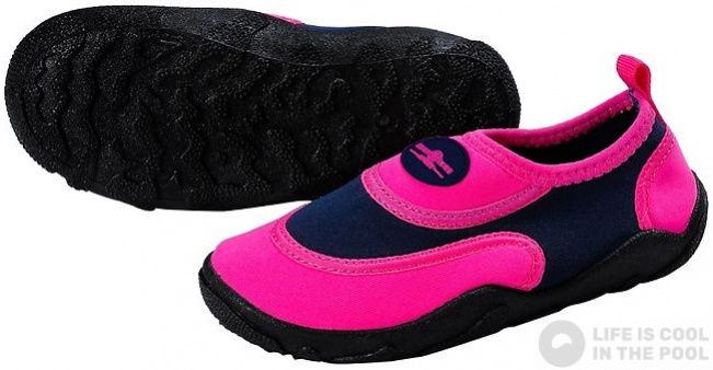 Wasserschuhe Kinder Aqualung Beachwalker Kids Pink/Navy Blue