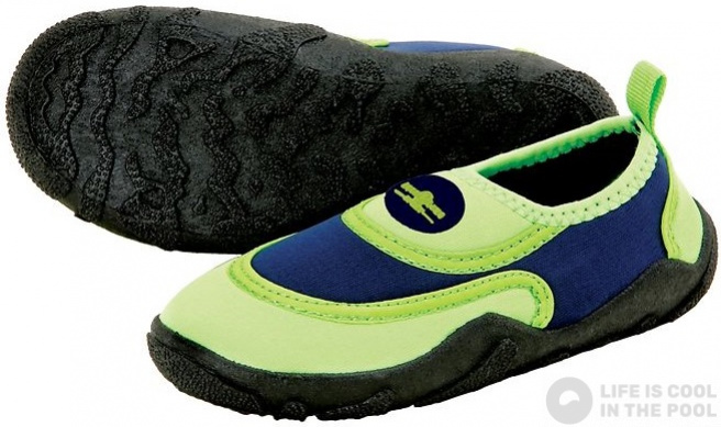 Wasserschuhe Kinder Aqualung Beachwalker Kids Green/Navy Blue